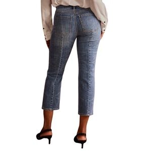 CAbi Classic SoHo Straight Leg Jeans Crop Women’s sz 6 Blue